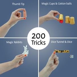 Amazing Magic Hat - 200 Easy to Learn Magic Tricks - It's Magic by Hanky Panky Toys – Easy to Use for Young Kids - for Ages 7+ - Instructional Videos Online
