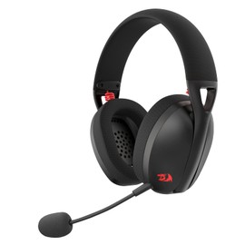 Redragon Auriculares IRE Negros H848 Wireless con Bluetooth y dongle USB, Ultraligero 180 Gramos, Mic Desmontable, PC, Consola, Movil