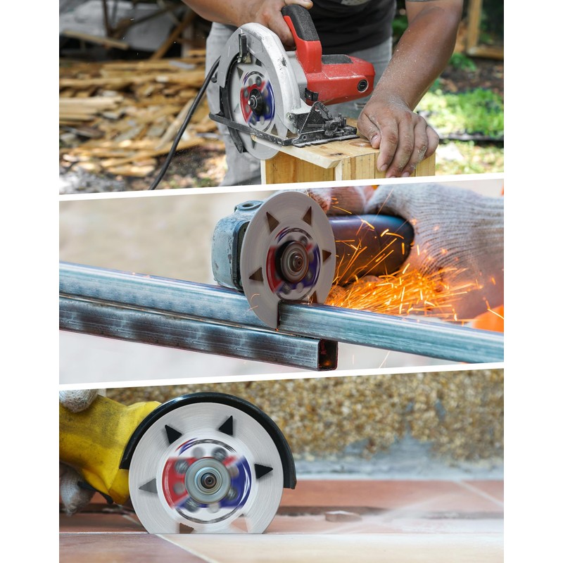 ZERICHIVE 4" Grinding Tile Blade Diamond Granite Cutting Blade for