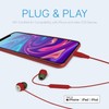 Realm Lightning - Auriculares con certificación Apple MFi, Auriculares intrauditivos