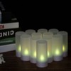Colourful LED Candle Light Rechargeable Simulation Flameless Tea Candle Lights