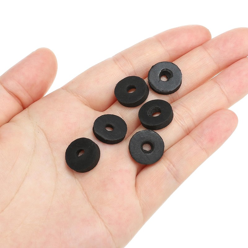 PATIKIL M4 Rubber Flat Washer, 16 Pack 4mm ID 13mm