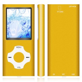 MP3 Player / MP4 Player, Hotechs MP3 Music Player with 32GB Memory SD Card Slim Classic Digital LCD 1.82'' Screen Mini USB Port with FM Radio, Voice Record