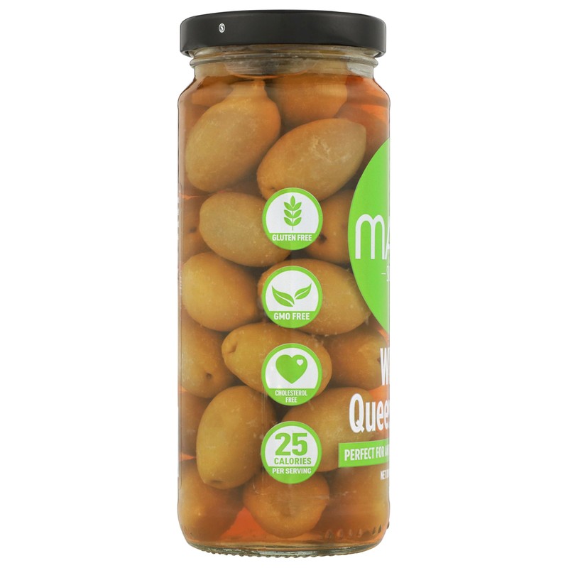 Mario Camacho Foods Whole Spanish Queen Olives, 7 Ounce (Pack