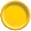 Yellow Sunshine Disposable Paper Plates - 6.75', 20 Count -