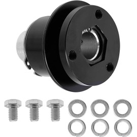 3 Hole Steering Wheel Quick Release Hub Adapter 360° Steering Wheel Quick Release Disconnect Hub Kit W/Bolts and Washer