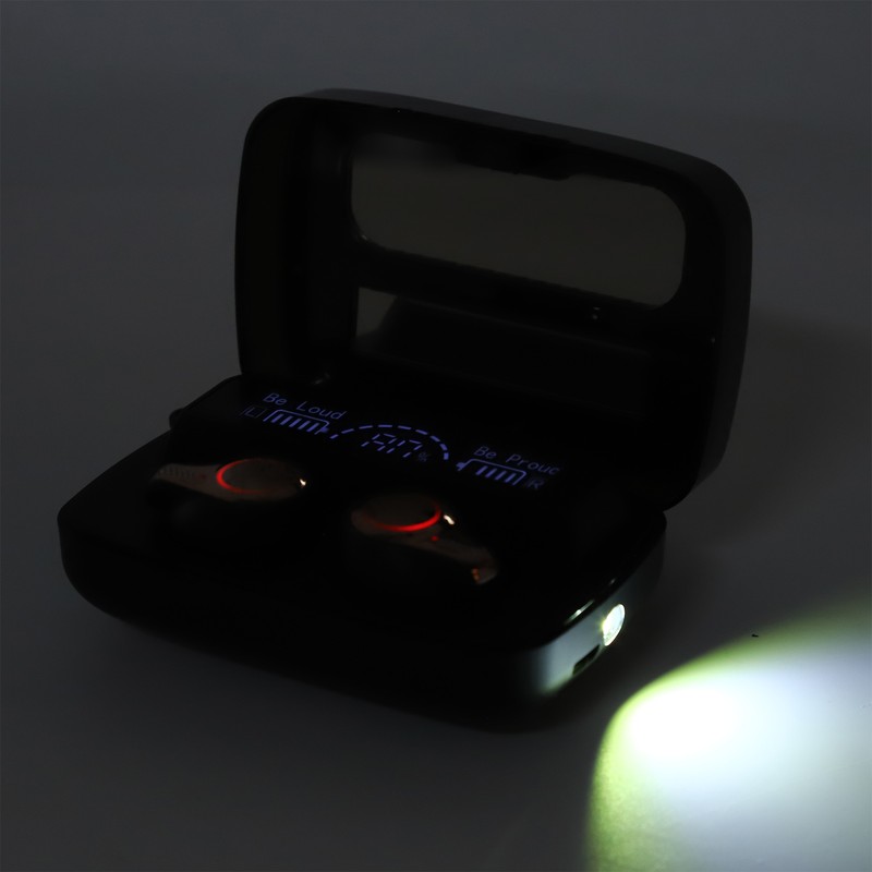 M918 Bluetooth TWS Headset HighDefinition Digital Display Earbuds Earphone for