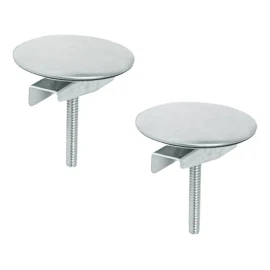2x, Cubre Taladro De 1 -3/4  Para Tarja En Acero Inox. Cnx
