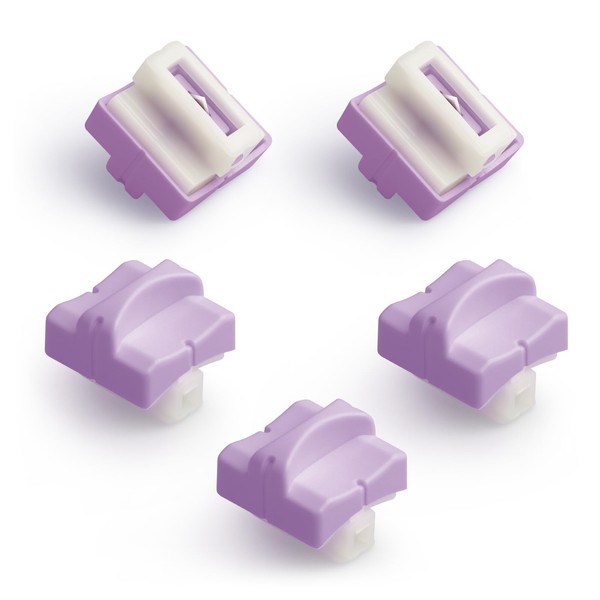 Firbon 5 Piece Purple Refill Blades for Paper Cutter, Spring-Loaded