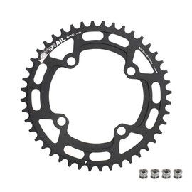 BESNIN 104 BCD Chainring Round 30/32/34/36/38/40/42/44/46/48/50/52 Teeth Bicycle Chainring Narrow Wide for 7/8/9/10/11/12-Speed MTB, BMX, Mountain Bike, Road Bike
