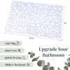 ROHKEX Stone Bath Mat Diatomaceous Earth - Super Absorbent, Non-Slip,