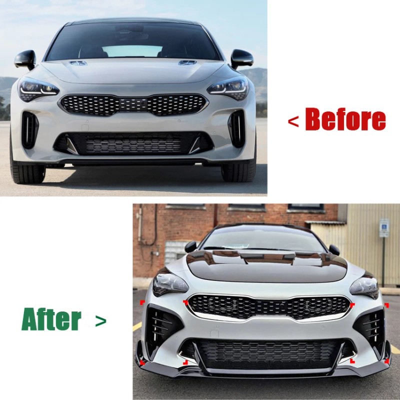 dtangor For KIA Stinger 2017-2023 Front Bumper Vent Hole Grill