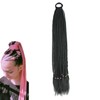 prinfantasy Pre Stretched Braiding Hair Easy Braid Professional Synthetic Fibre Crochet Trims, BZ141