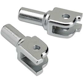 Biltwell | Foot Peg Clevis H-D ST18 / Pan America Rider (pair) | Chrome | Investment Cast 4130 Chromoly Steel Construction