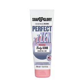 Soap & Glory Perfect Zen Exfoliating Body Scrub - Smoothing & Buffing Body Scrub - Lavender & Tonka Bean Scented Body Polish - Warming Exfoliating Scrub for Relaxation (250ml)