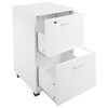 Lavish Home File Cabinet - 2-Drawer Cabinet with Lock and