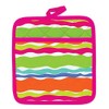 Brownlow Gifts Waves Essentials Pot Holder Cutting Board and Measuring