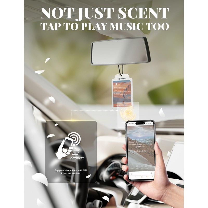 6 Pack Scented Card NFC Fragrance Card with Six Scents