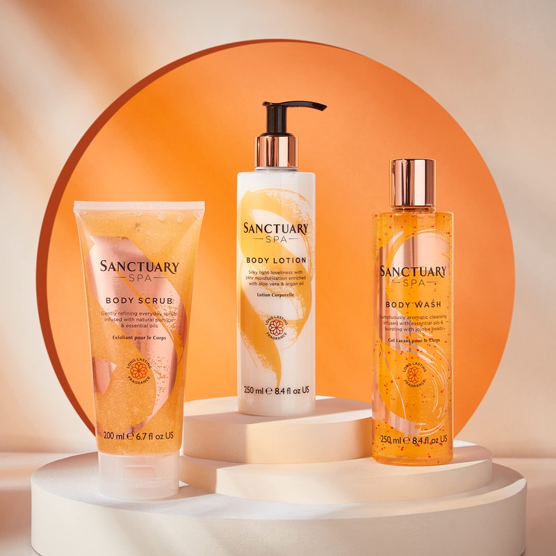 Sanctuary Spa Shower Gel, Vegan Body Wash, Cruelty Free, 250