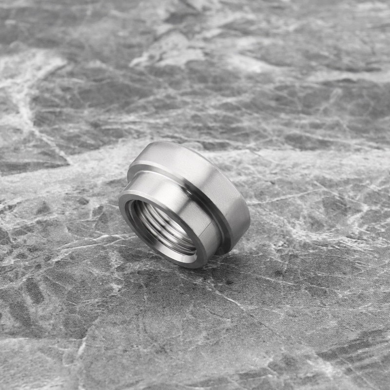 VGOL 2Pcs M18x1.5 Threads Stainless Steel Stepped Nut Bung O2