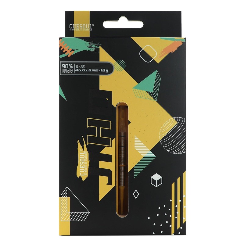 CUESOUL JIHO S6 18g Soft Tip 90% Tungsten Dart Set