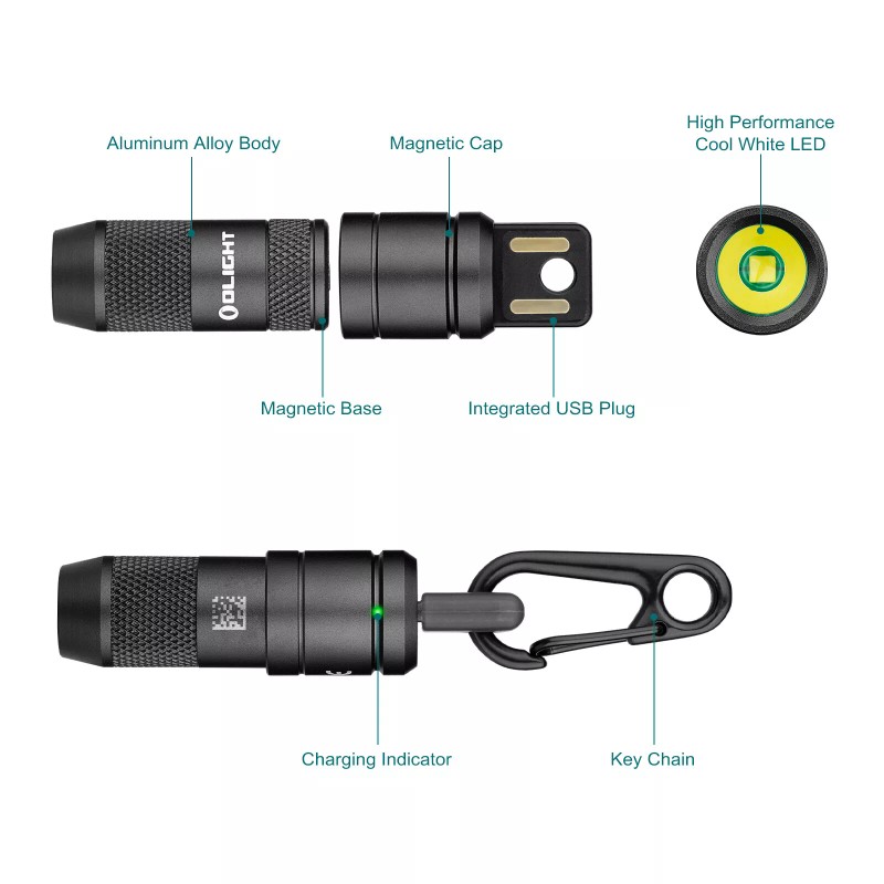 Olight imini 2 50 Lumens Tiny Keychain EDC Flashlight Small