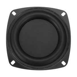 sourcing map 1 Pcs Passive Radiator 4 Inch Woofer Vibrating Membrane, Rubber Vibration Diaphragm Plate Subwoofer for Bass Speaker Replacement, DIY