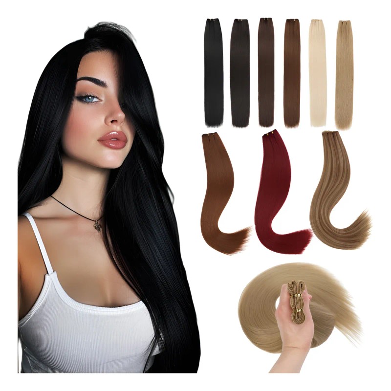 Extensiones Naturales De Cabello Cortinas Extra 30 PLG 220g