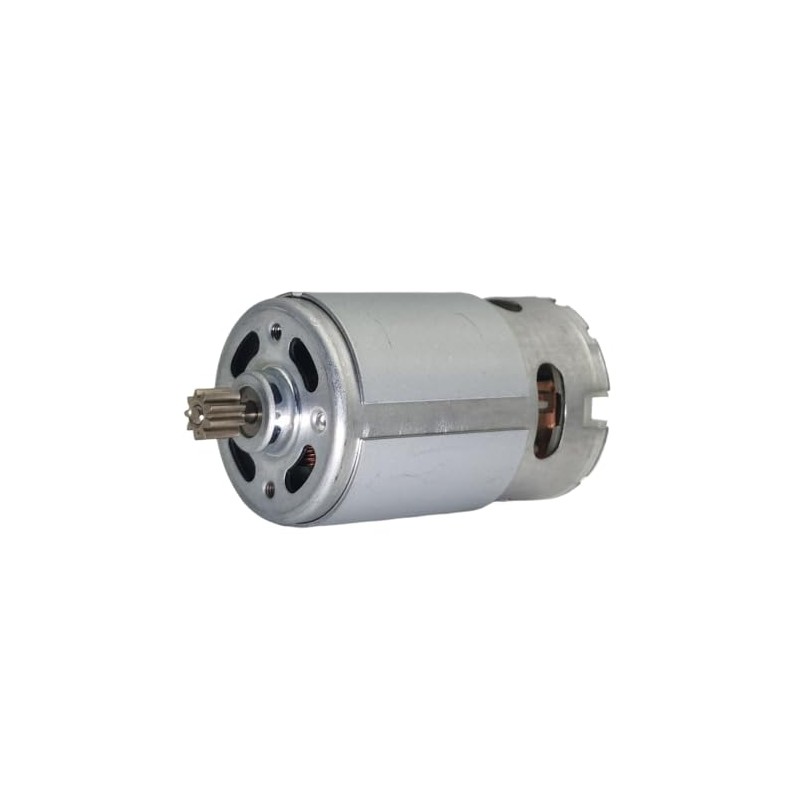 RS550 18V 9 Teeth (Φ7.9mm) DC Motor Replacement, 9.6-25V 9-15