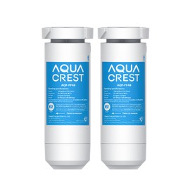 AQUA CREST XWF Replacement for GE® XWF, NSF Certified Refrigerator Water Filter, 2 Filters (Not XWFE®)