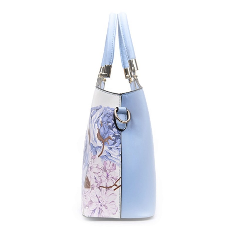 Form Floral Cute Purse Blue