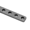 39x7mm Multi-Function Threaded Plate, Stainless Steel Screw Fixing Mounting Plate,