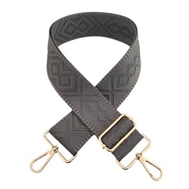 PTNKUIIY Bag Strap, 72-130 cm, Adjustable Shoulder Strap for Bags, 5 cm Wide, Shoulder Strap for Bags, Plain Boho Style, Replacement Shoulder Strap for Bags, Handbags, DIY Accessories, Dark Grey