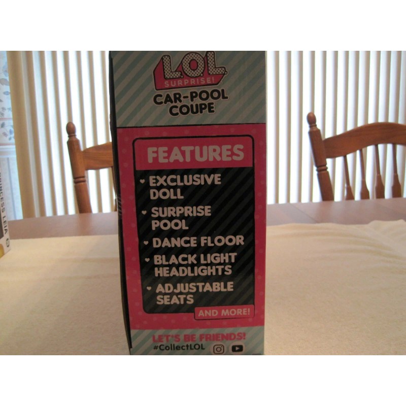 MGA L.O.L. Surprise! L.O.L. SURPRISE CAR-POOL COUPE WITH EXCLUSIVE DOLL,