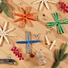 com-four® Natural Wooden Clothes Pegs, Sturdy Clothes Pegs made of
