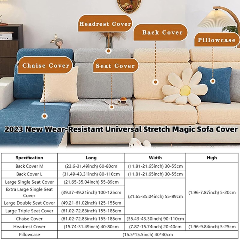 Disayu Magic Sofa Covers Couch Covers 2024 New Wear-Resistant Universal