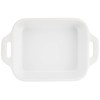 staub Dish 40508-584 Rectangular Dish, White, 5.5 x 4.3 inches