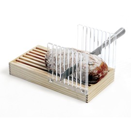 Norpro Bread Slicer with Crumb Catcher Brown .5in/1.25cm