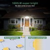 GLORIOUS-LITE Solar Security Lights 2400mAh LED Motion Sensor Light Outdoor,