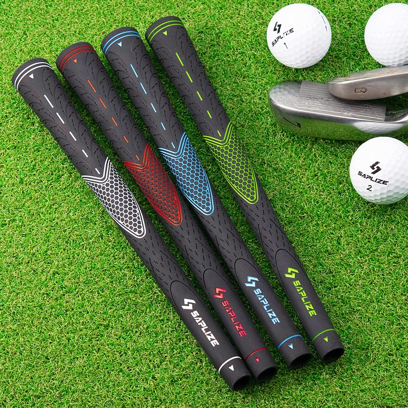 SAPLIZE Golf Grips, 13 Grips with 15 Free Tapes, Rubber