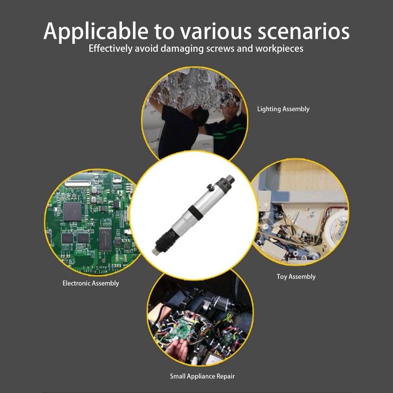 Electric Screwdriver Handheld Straight Preset Torsion Pneumatic Screw Tightening ToolEuropean