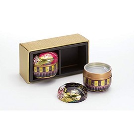 DETHLEFSEN & BALK GMBH Tea Canister Tamiko in Japanese Style, Stainless Steel, Multi-Colour, 8 x 8 x 8 cm