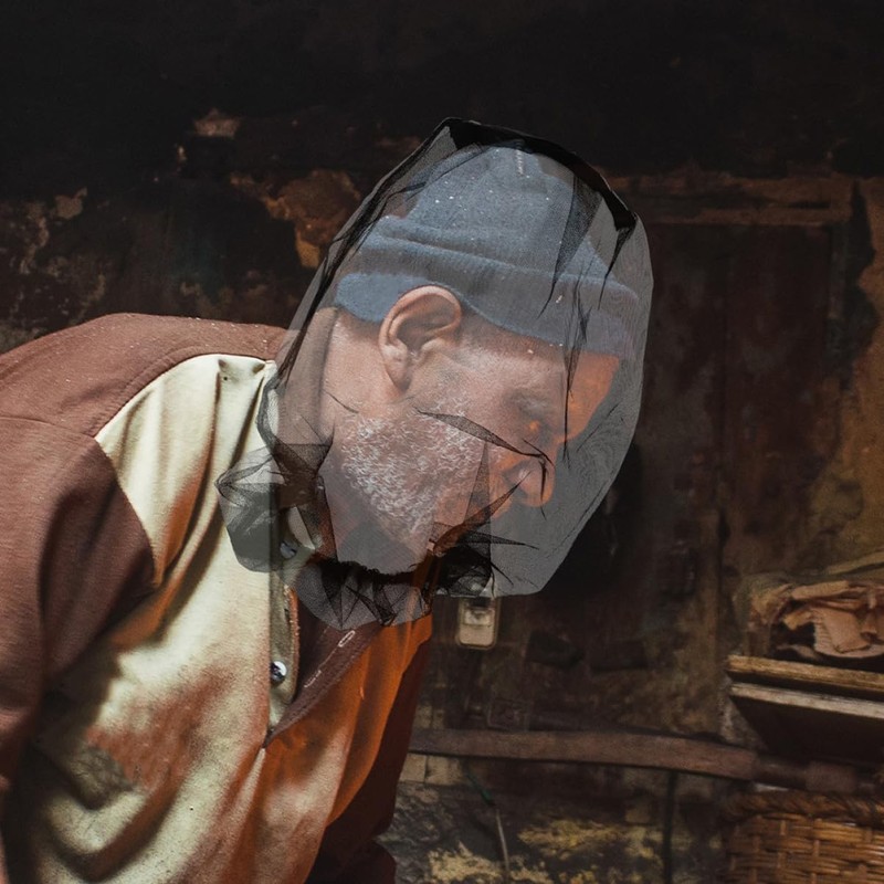 Kisangel Sets Wide Brim Bug Net Hat Mesh Outdoor Travel