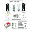 Jounjip Deadbolt Keyless Entry Door Lock [Flat Spindle] - 100%