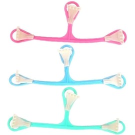 Nappy Clips Pack of 3 Secure Clips for Muslin Cloth Nappies (Universal Size with Soft Grip, Baby Equipment for Eco Nappies)