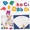 KOMBIUDA 1 Set English Letter Matching Game for Double Sided