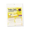Avery 16230 Index Tabs W/Printable Inserts, 1-1/2-Inch L, 25/PK, Clear
