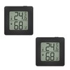 OptiPro Digital Hygrometer with LCD Large Screen, Indoor Thermometer and