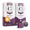 Cru Kafe Organic Bold Dark Roast Arabica Espresso Single-Serve Organic