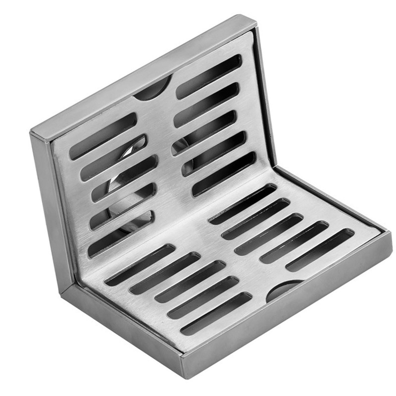 Side Drain 304 Stainless Steel Corrosion Resistance Thickened L Shape
